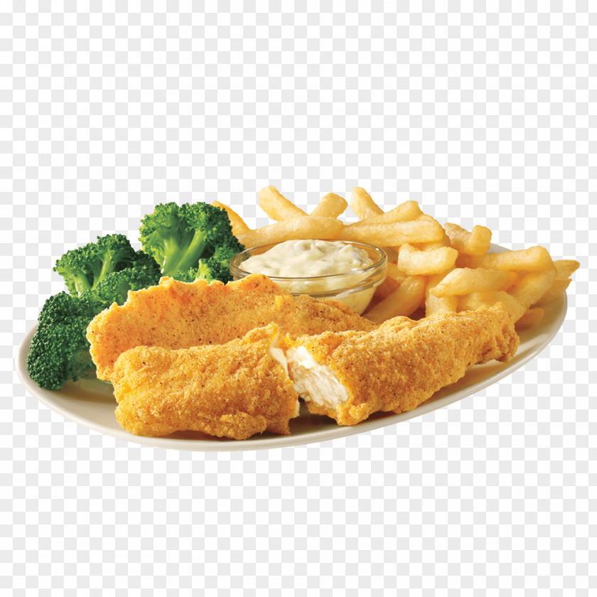 Fried Chicken French Fries Fish Nugget Fingers PNG