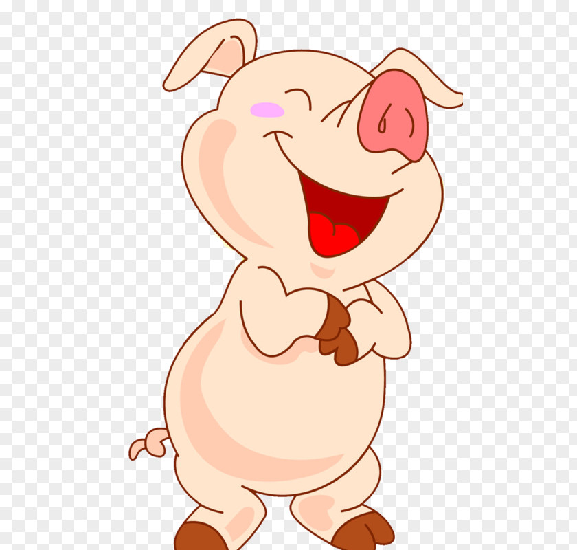 Laughing Pig McDull Domestic Cartoon Cuteness Laughter PNG
