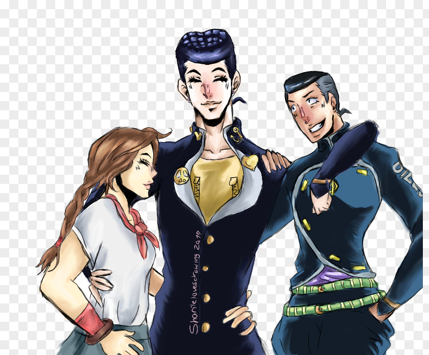 Okuyasu Dio Brando Drawing DeviantArt JoJo's Bizarre Adventure PNG