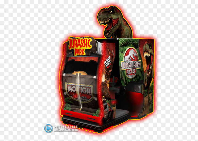 Deluxe Flyer Jurassic Park Arcade Game Video Raw Thrills PNG