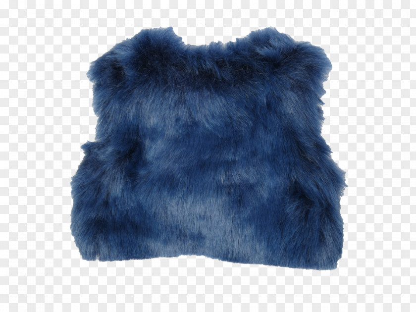 Fur Clothing Cobalt Blue PNG