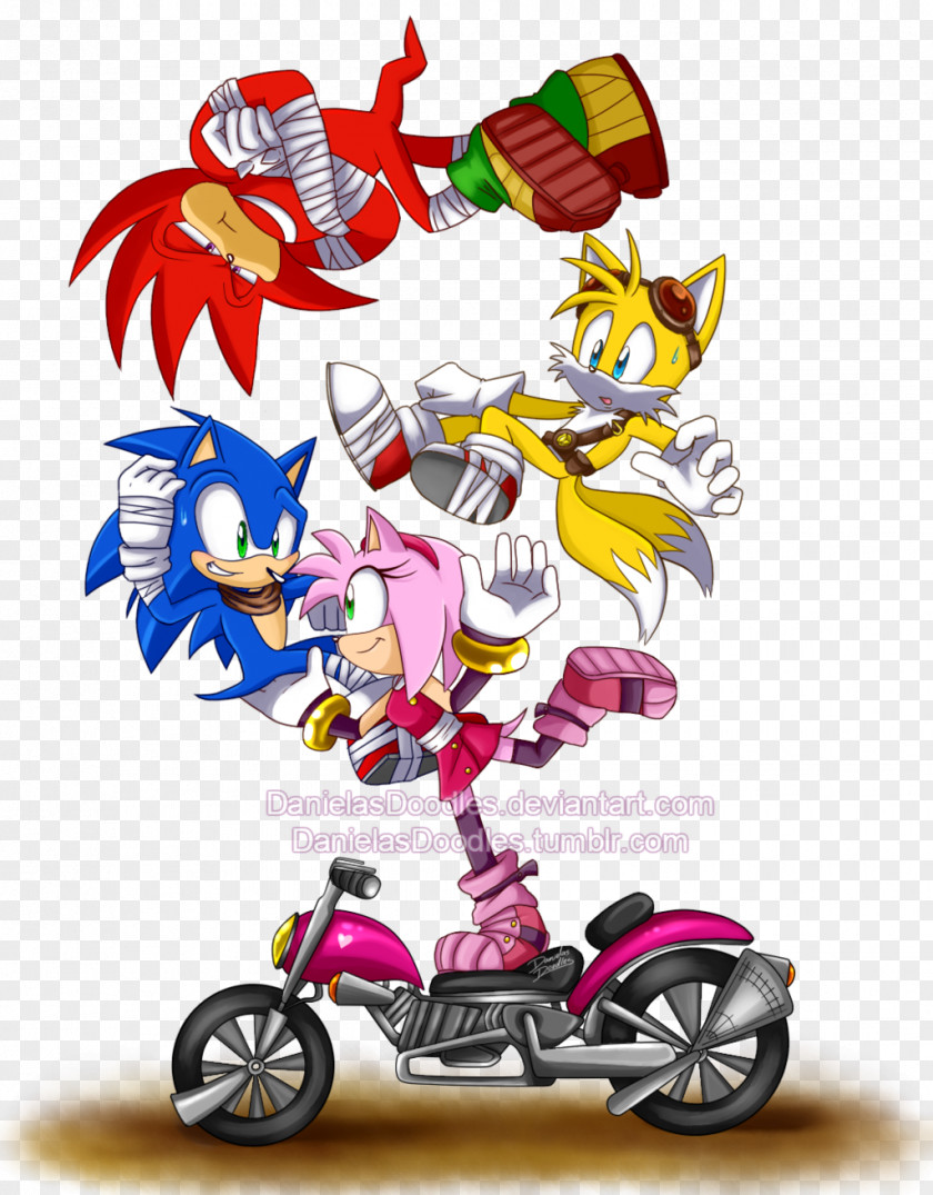 Juggling Amy Rose Shadow The Hedgehog Sonic Chaos Heroes PNG