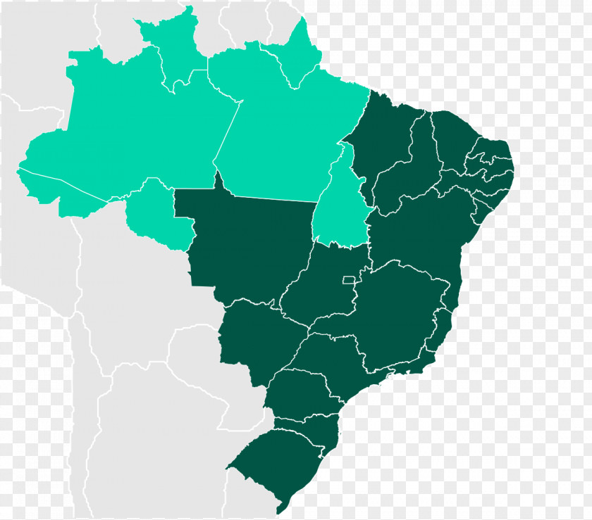 Brasil Brazil Blank Map PNG