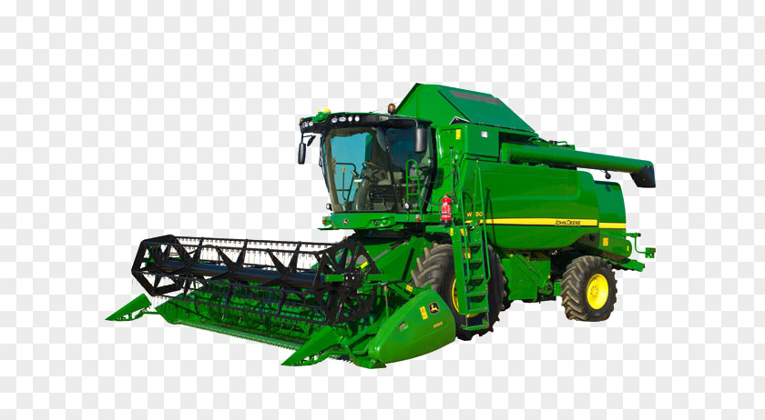 Harvester John Deere Combine Agriculture Agricultural Machinery PNG