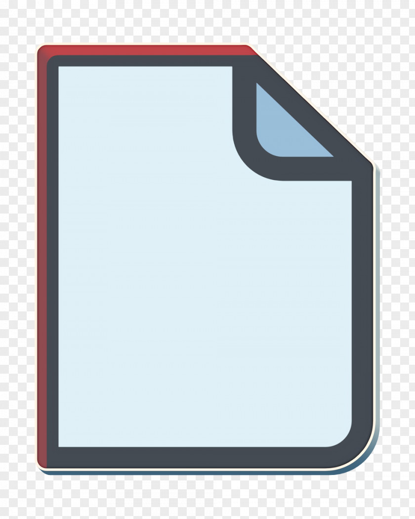 Mirror Rectangle Document Icon General Letter PNG