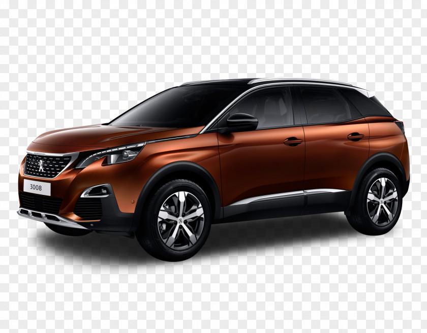 Peugeot Car 3008 1.2L PureTech 130 S&S Active Sport Utility Vehicle PNG