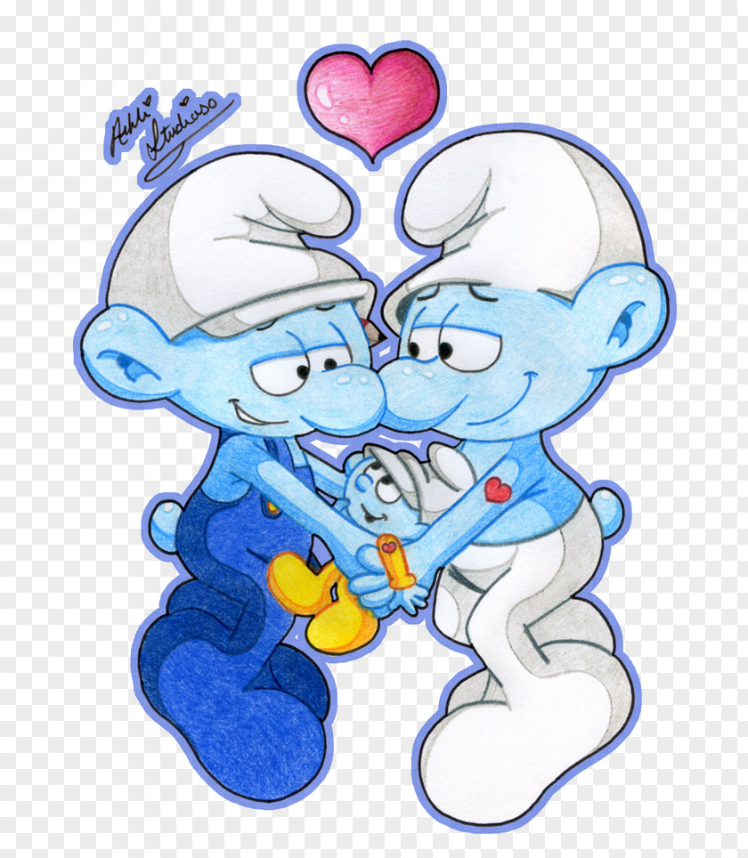 Smurfette Brainy Smurf Papa Grouchy Baby PNG