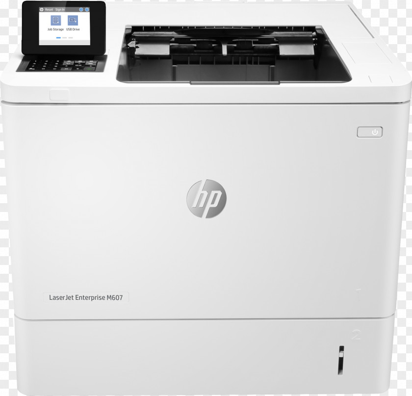 Hewlett-packard Hewlett-Packard HP LaserJet Enterprise M607n Hardware/Electronic M609dn K0Q21A#BGJ Laser Printing PNG