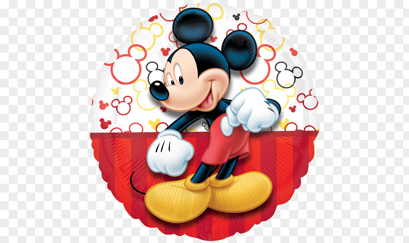 Mickey Mouse Minnie Balloon Birthday Flower Bouquet PNG