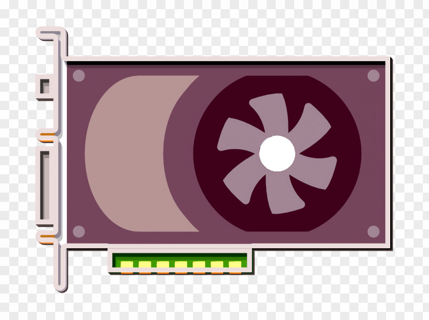 Video Card Icon Technology Elements PNG