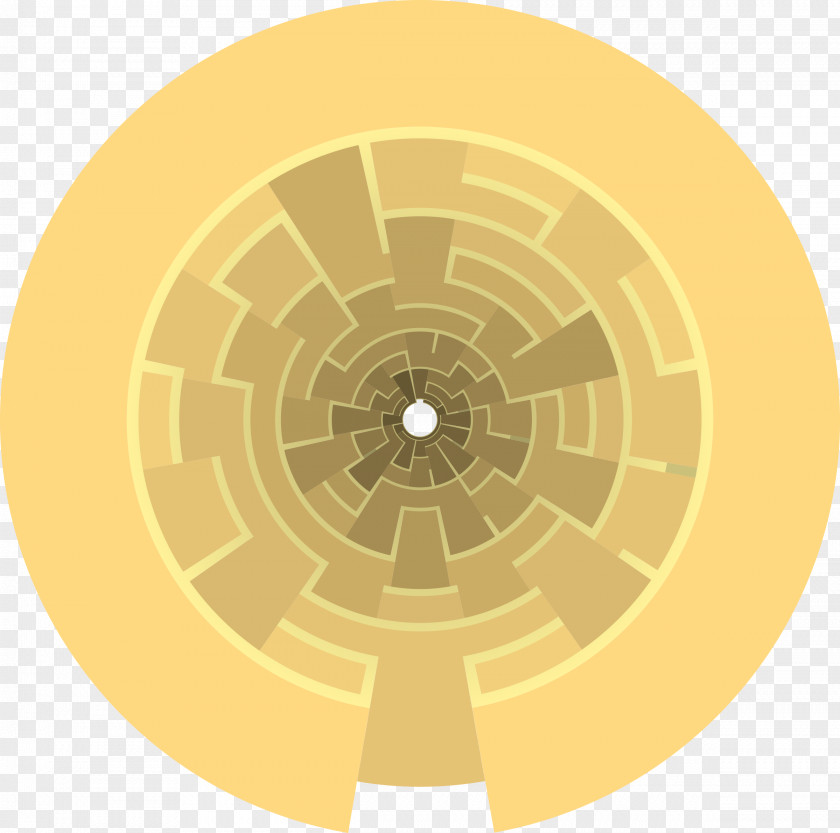 Circular Symbol Maze PNG