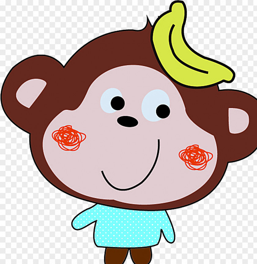 Little Monkey Cartoon PNG