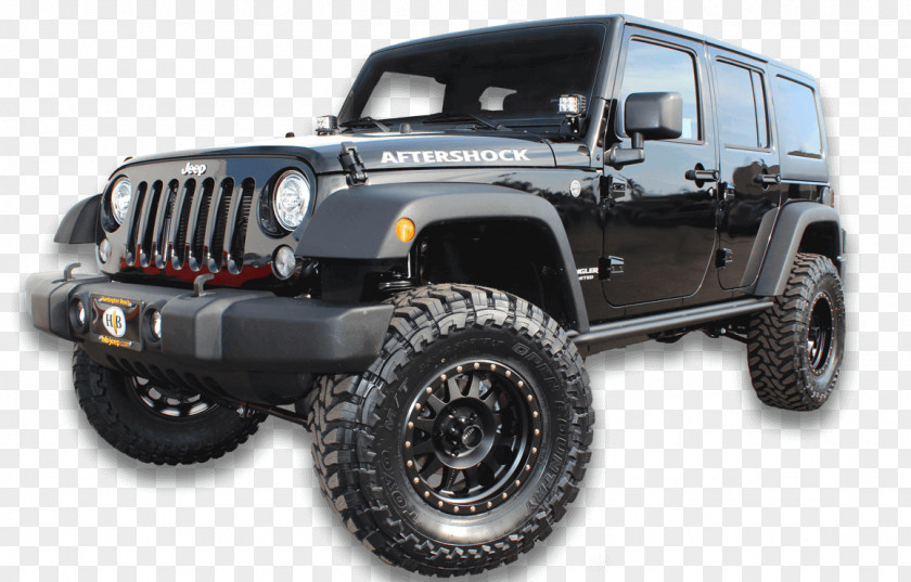 Off-road Jeep Wrangler Car Rim Wheel PNG