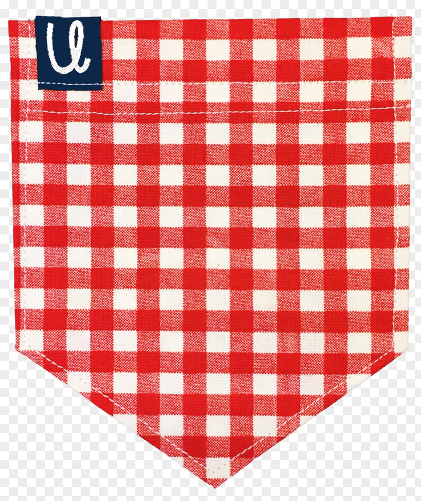 Red Gingham Bag Check Textile Fashion PNG