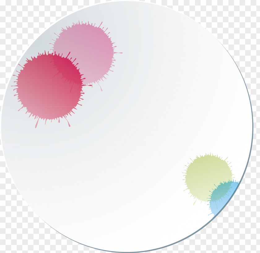Decorative Design Of InkJet Disc Base RGB Color Model PNG