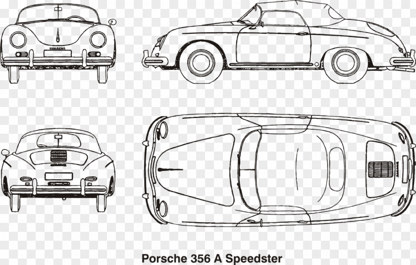 Porsche 356 Car 550 911 PNG