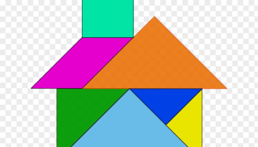 Rock House On The Black And White Tangrams: 330 Puzzles Jigsaw Game PNG