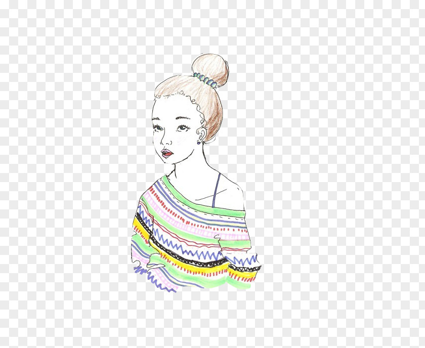 Woman Drawing Sketch PNG