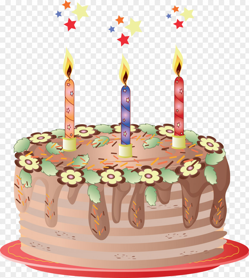 Birthday Cake Torte Tart Fruitcake PNG