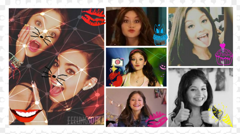 Collage Soy Luna Karol Sevilla Photomontage Moon PNG