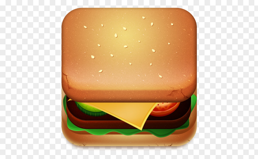 Daily Burger Android Icon Design PNG