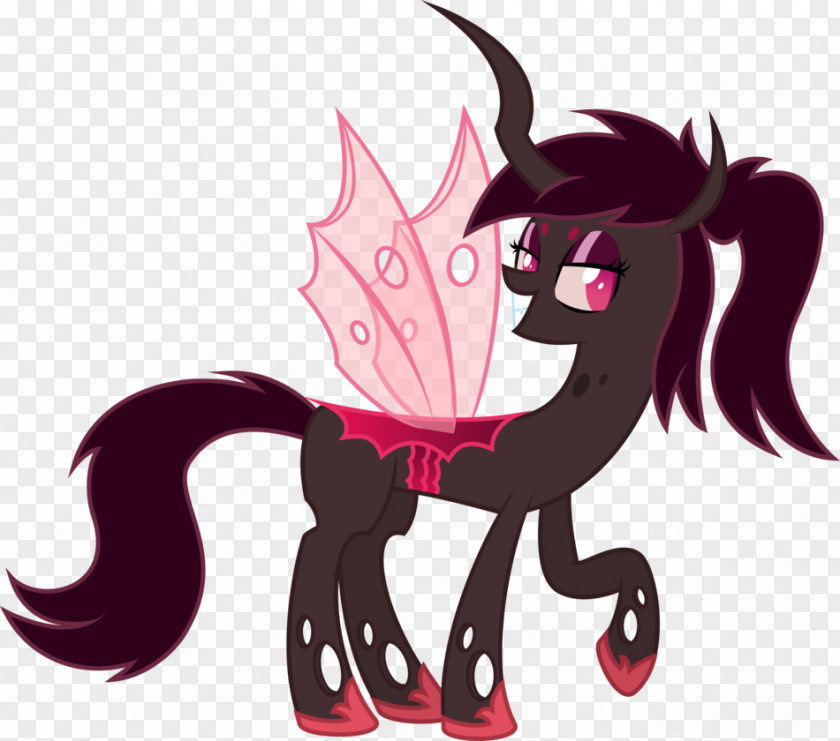 Devilwitch Pony Changeling Winged Unicorn DeviantArt Cartoon PNG