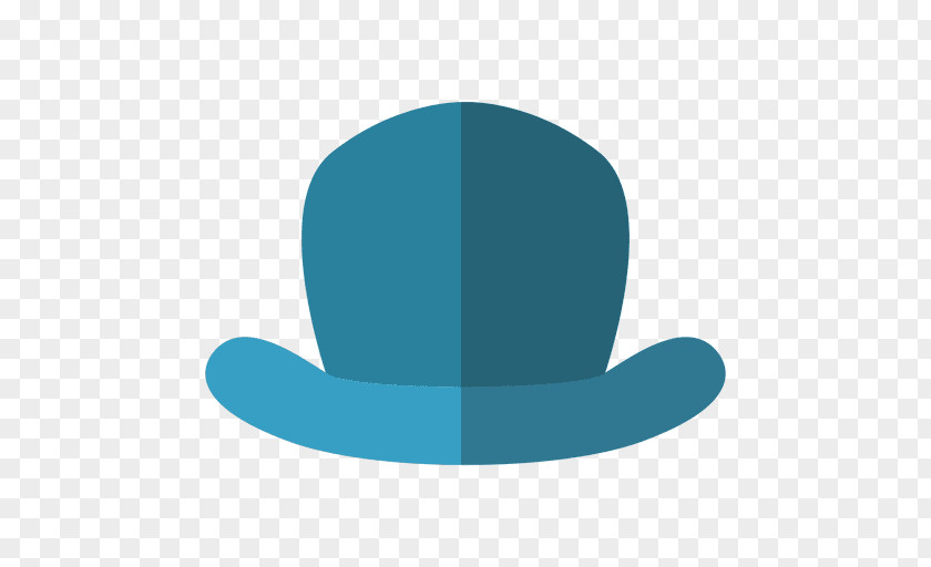 Hat Top FLAT Sombrero Azul Clip Art PNG