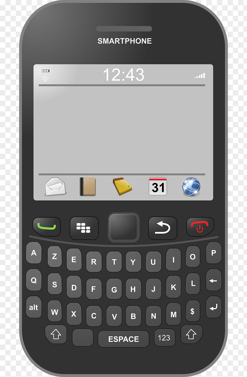 Iphone BlackBerry Q10 IPhone Smartphone Clip Art PNG