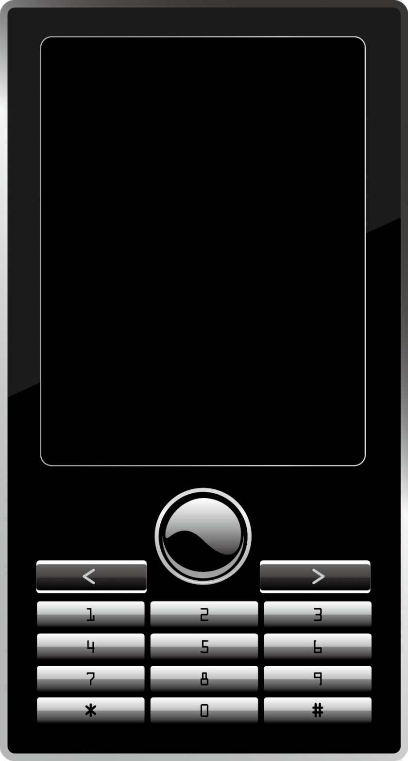 Vector Mobile Phone Feature Telephone PNG