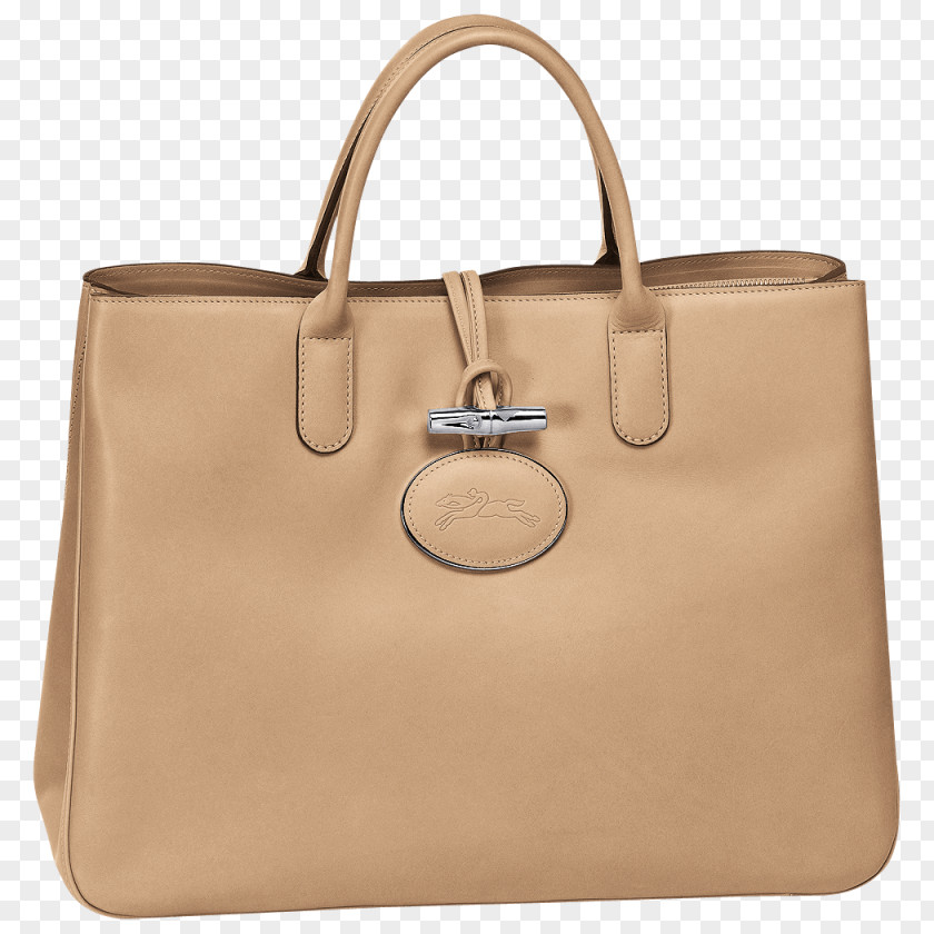Bag Tote Leather Handbag Longchamp PNG
