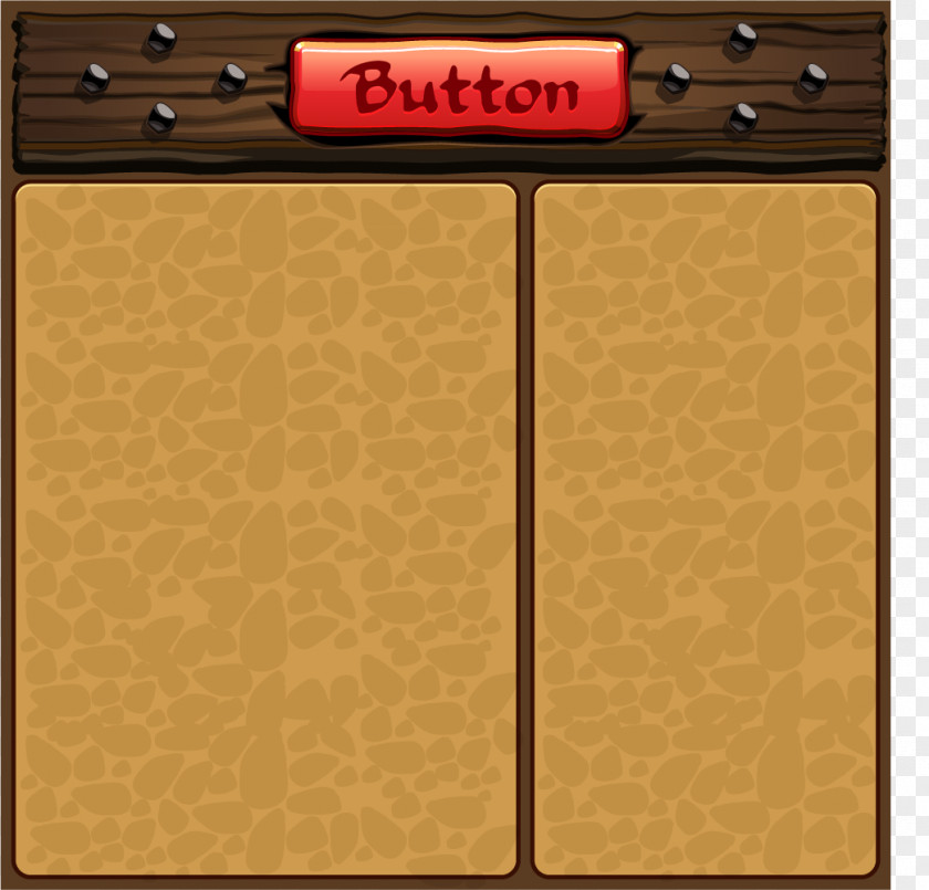 Game UI Interface Interaction Button User Design PNG