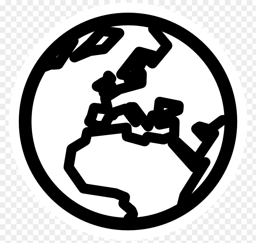 Globe Line Art Symbol Export Clip PNG