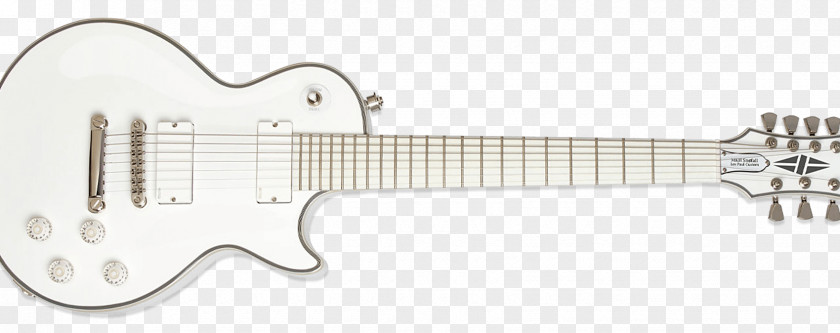 Guitar Gibson Les Paul Custom Seven-string Epiphone PNG