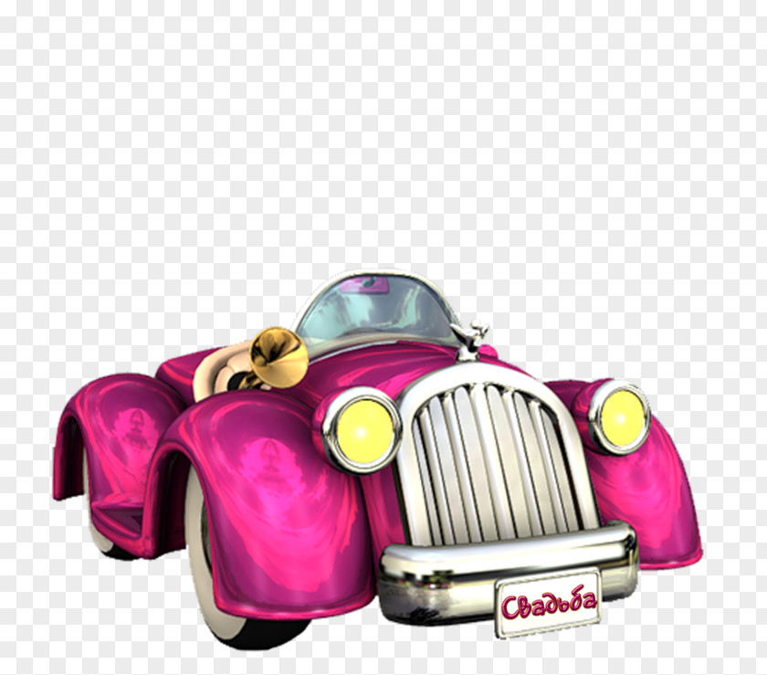 Red Car Cars Betty Boop PNG