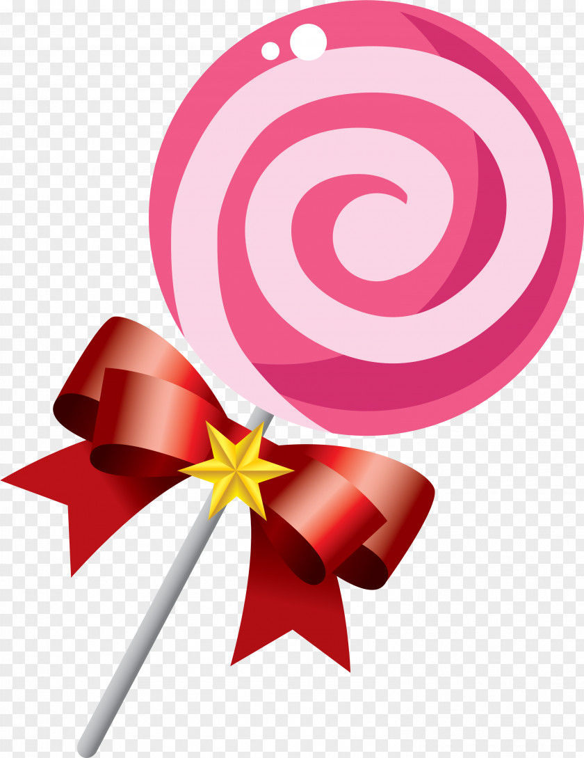 Small Fresh Pink Lollipop Logo Clip Art PNG