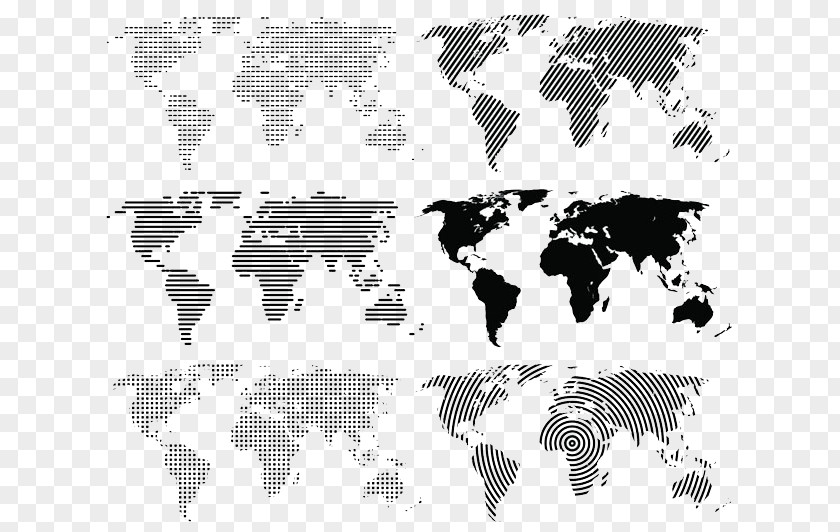World Map Wall Decal PNG