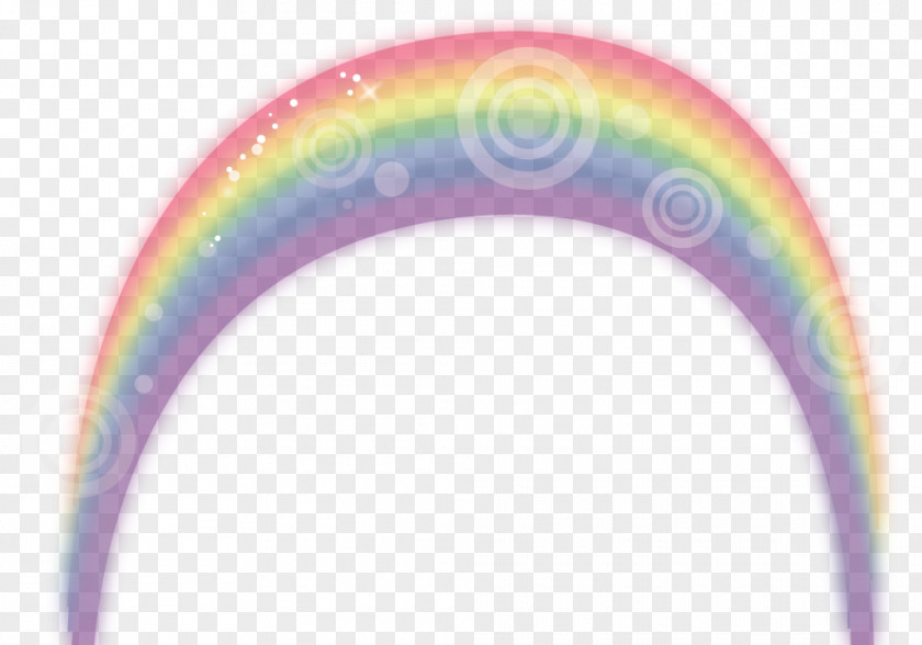 A Bubble Rainbow Clip Art PNG