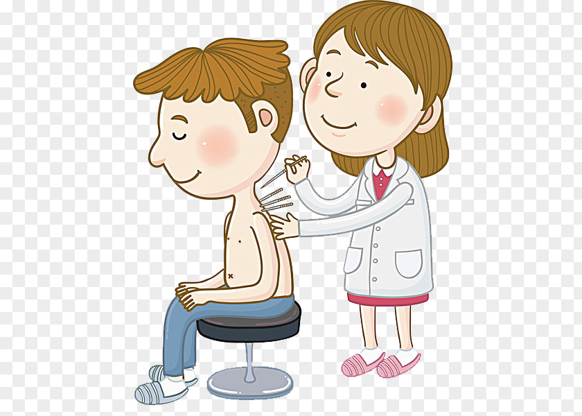 Acupuncture Man Cartoon Physician PNG