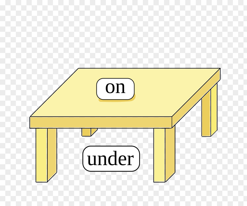 Rectangle End Table Background PNG