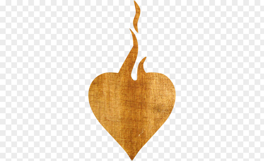 Wood Leaf /m/083vt Brown Heart PNG