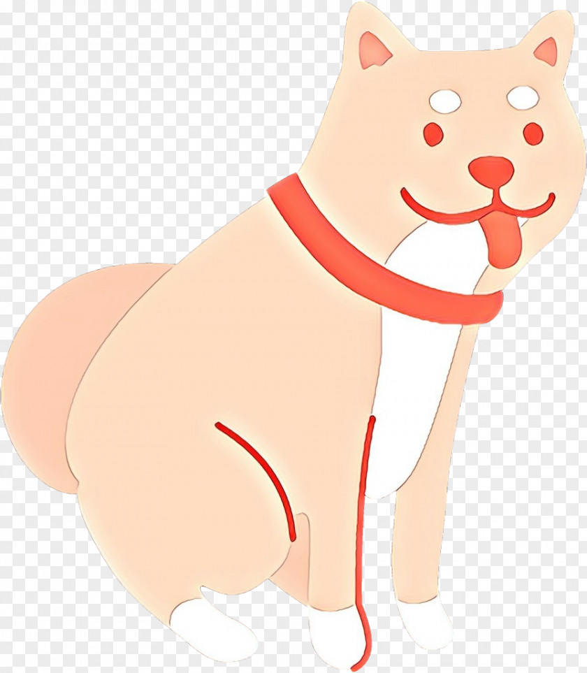 Cartoon Nose Pink Tail Cat PNG