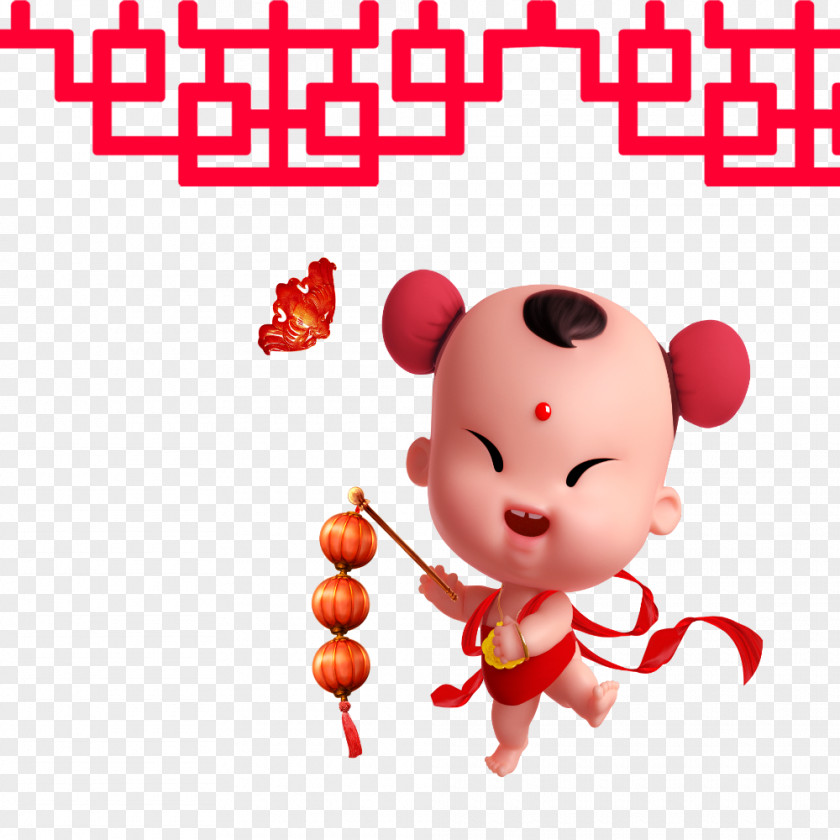 Children Set Off Firecrackers Chinese New Year Firecracker Cartoon PNG