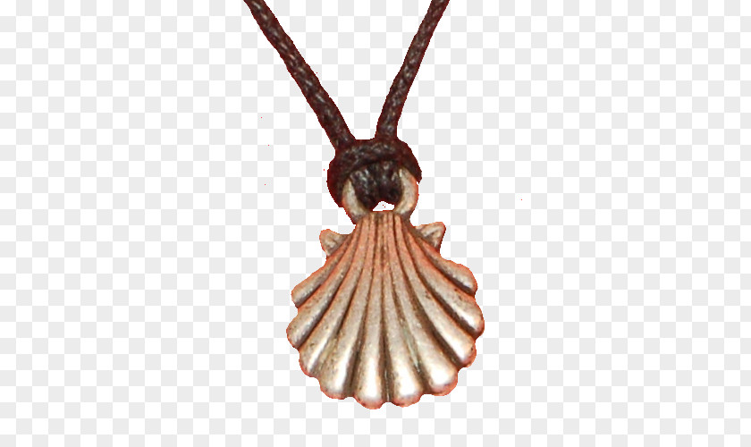 Concha Locket Necklace Jewellery Copper PNG