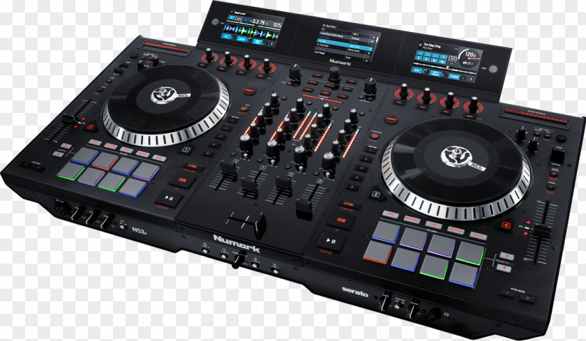 Serato Numark NS7III NS7 III DJ Controller Industries Audio Mixers PNG