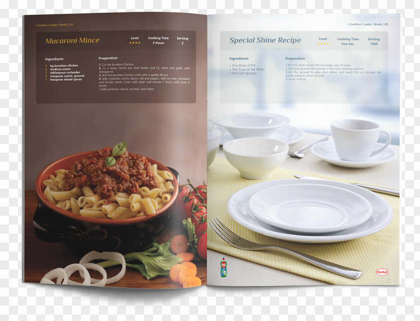 Washing Dish Advertising Cuisine Recipe Magazine PNG