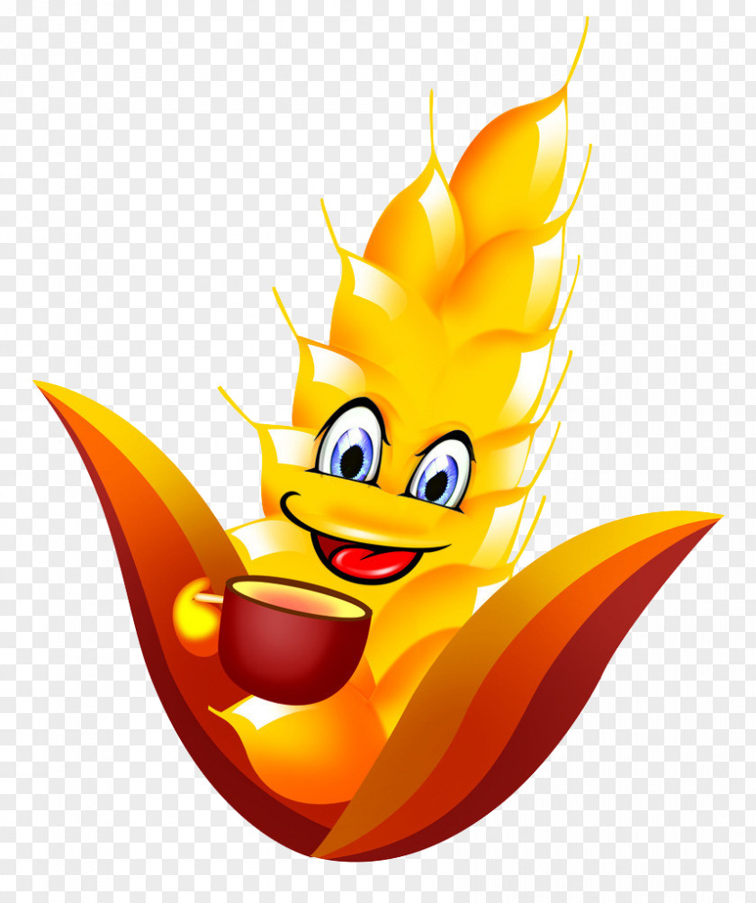 Wheat Cartoon Speech Balloon PNG