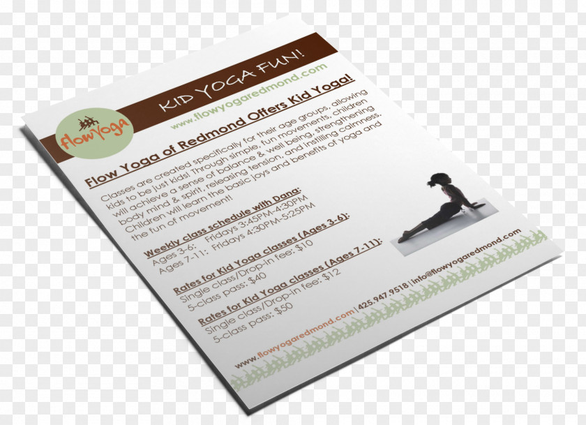 Yoga Flyer Relocation Printing Brochure Marketing PNG