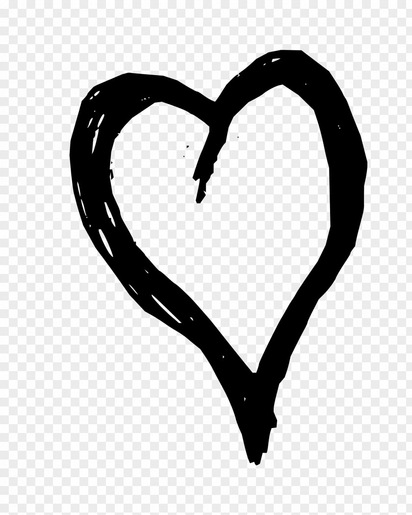 Sketch Heart Clip Art PNG