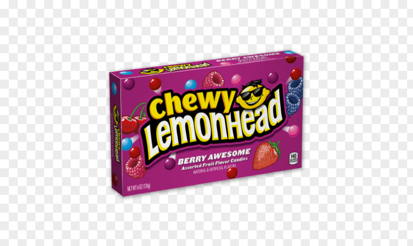 Candy Lemonhead Raspberry Flavor PNG