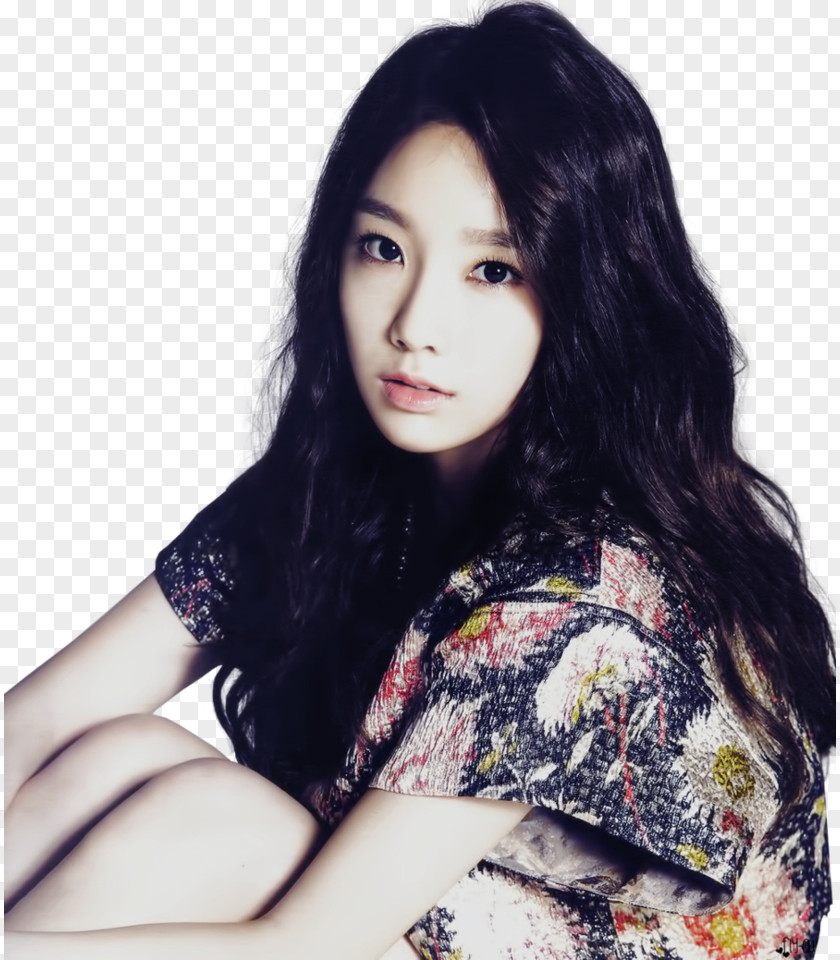 Girls Generation Taeyeon Girls' Black Hair The Boys Allkpop PNG